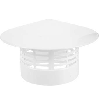 Toit Rain-cap Chimney Cap Pvc Protecteur Cap pour Ventilation Champignon En forme de Culot de Cheminée
