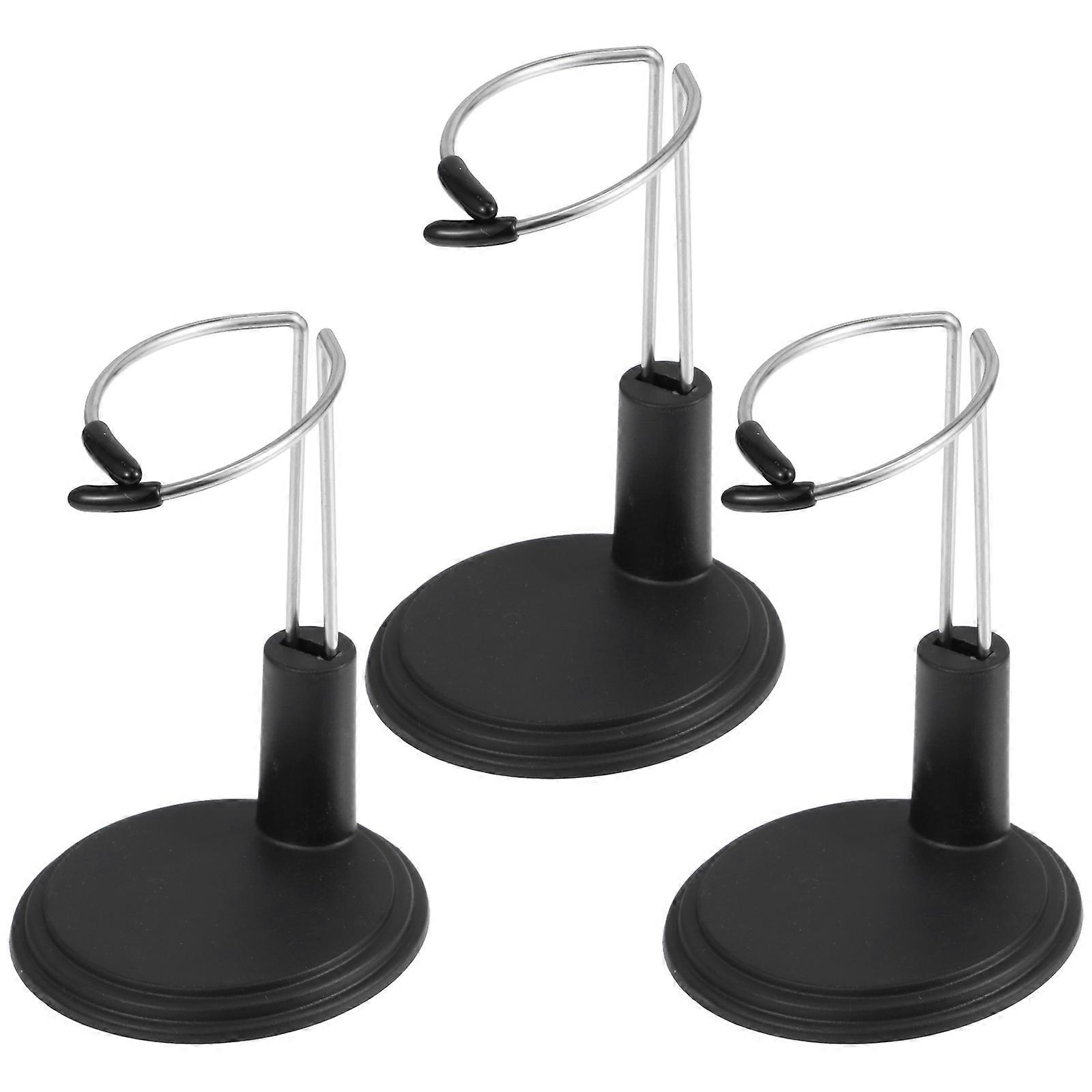 3PCS dukkestativ holder multifunksjonell dukkeholder solid dukkeholder