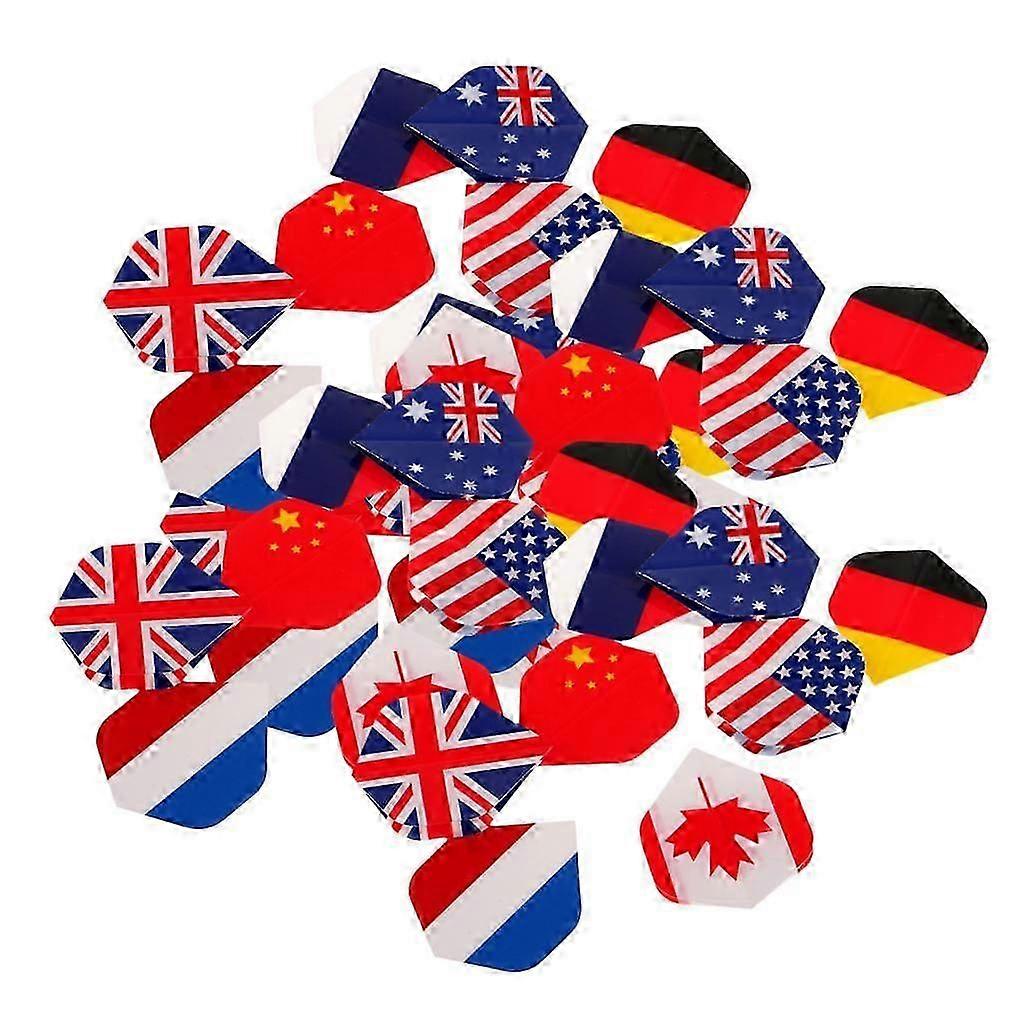 40 Pcs Flights Shape National Pattern Design