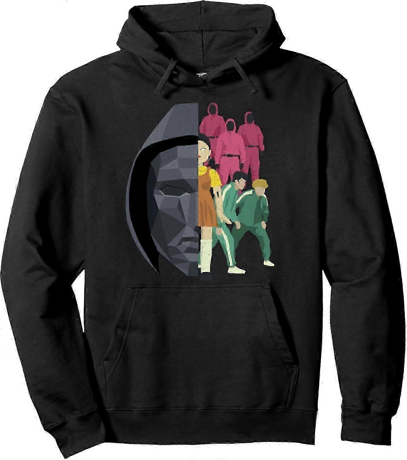Squid Game Front Man Split Logo Pullover Hoodie ER 1322