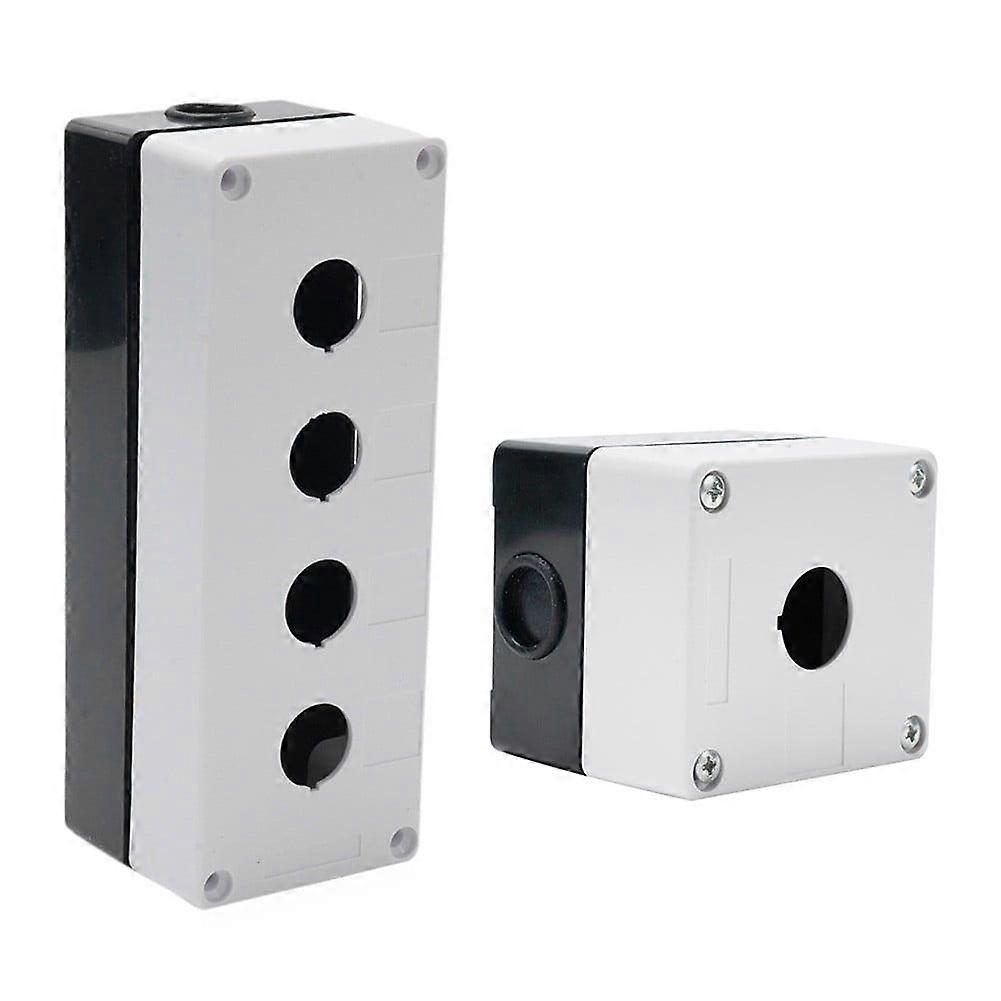 22Mm Hole Emergency Stop Push Button Switch Box Waterproof Plastic Control Box