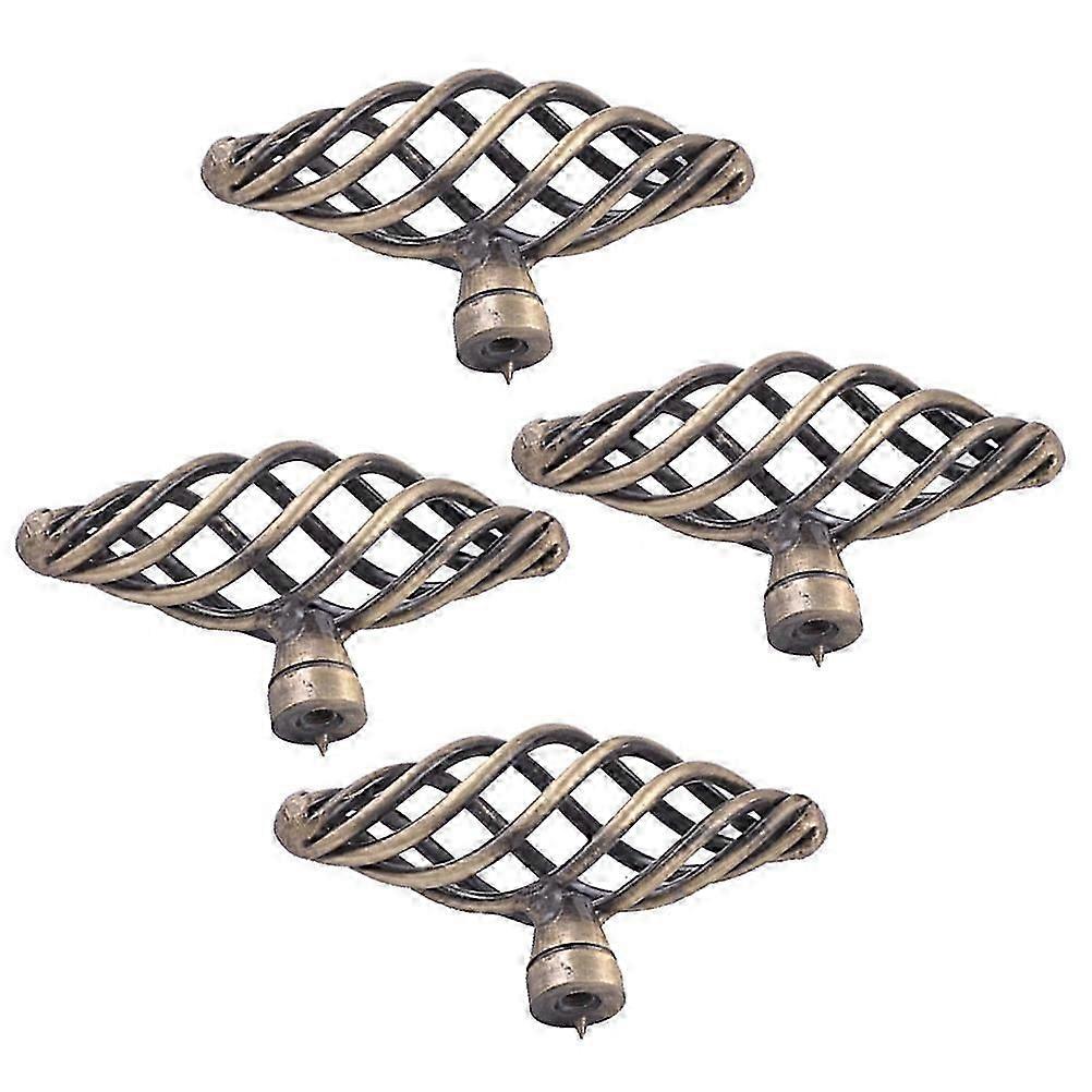 Bird Cage Pull Handle Alloy Door Knobs for Cabinet 4Pcs Nordic Design