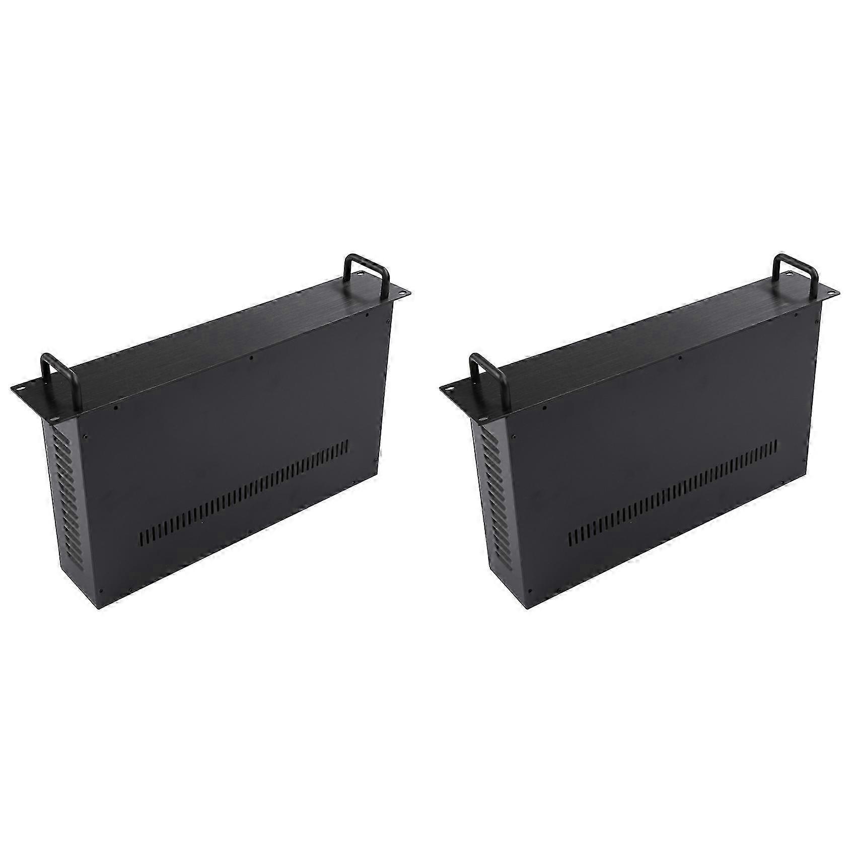 2X 2U Chassis 19 Inch Server Rackmount Case Data Switch Box Power Communication Metal Rack Mount Computer Case