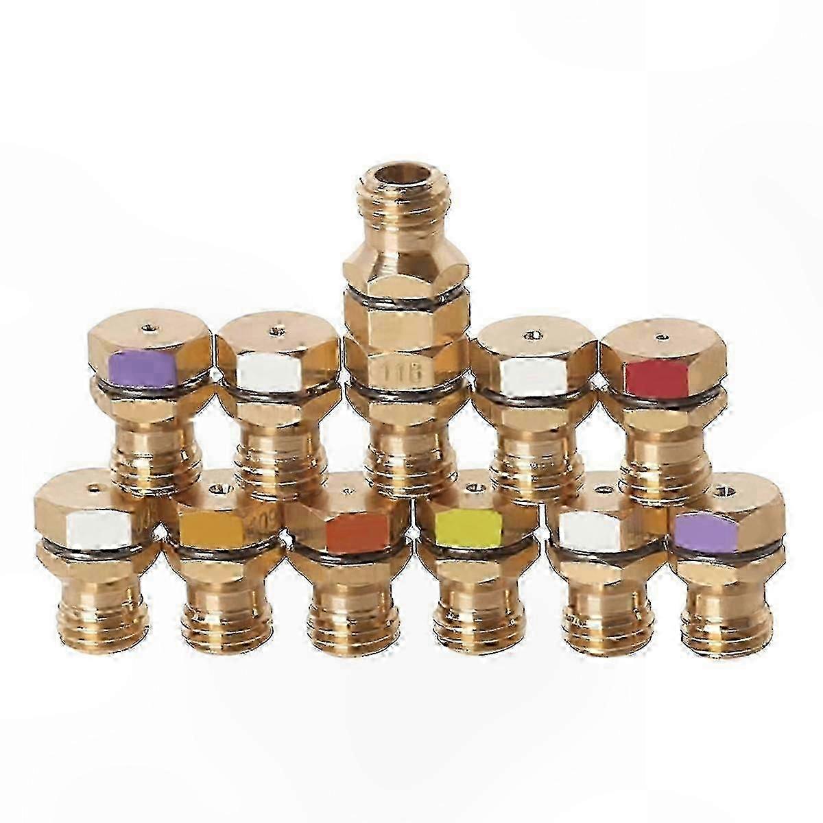 Propane Conversion Kit compatible with Gas Ranges, Brass Orifice Adapter