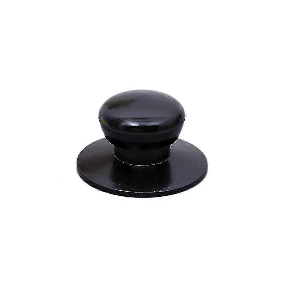 3Pcs Black Pot Lid Knobs Anti-Rust High Temp Resistant Easy Install Kitchen Cookware
