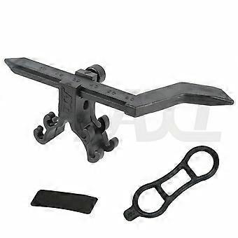 Bicycle Wheel Truing Tool, Portable Wheel Alignment Stand with Scale 0-60 for Bike Maintenance