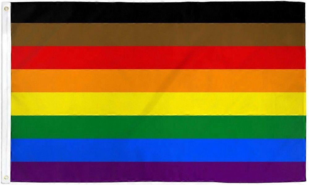 PHILLY RAINBOW PRIDE FLAG YA1145