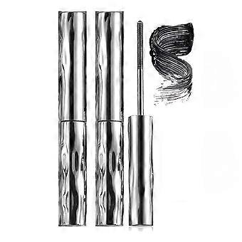 Waterproof Curling Mascara with Steel Tube Brush for Long Lasting, Smudge Proof Lashes - 2PC