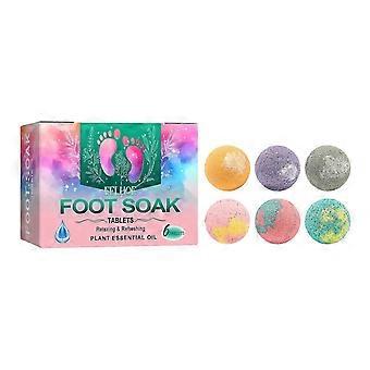 Revitalize Your Feet with Ginger Foot Bath Ball, Spa Foot Care, Moisturizing, Damping Odor ,6pcs