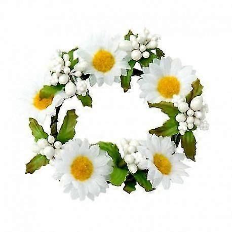 Candle cuffed daisies for block candles from Swerox