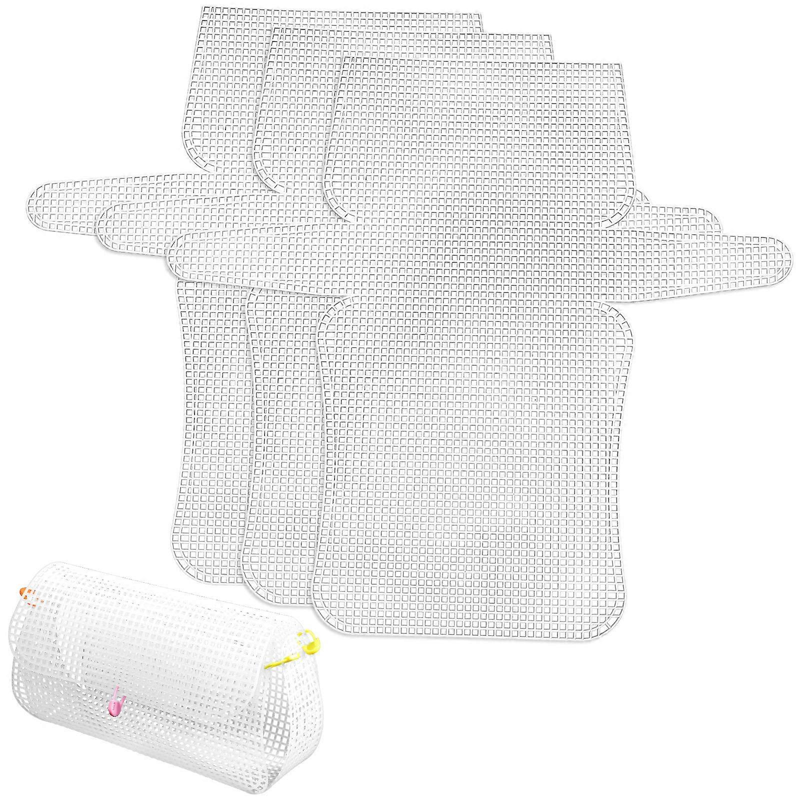 4pcs Mesh Canvas Sheets Crafting Sewing Sheets Sewing Mesh Sheets Embroidery Sheets Bag Making Supplies