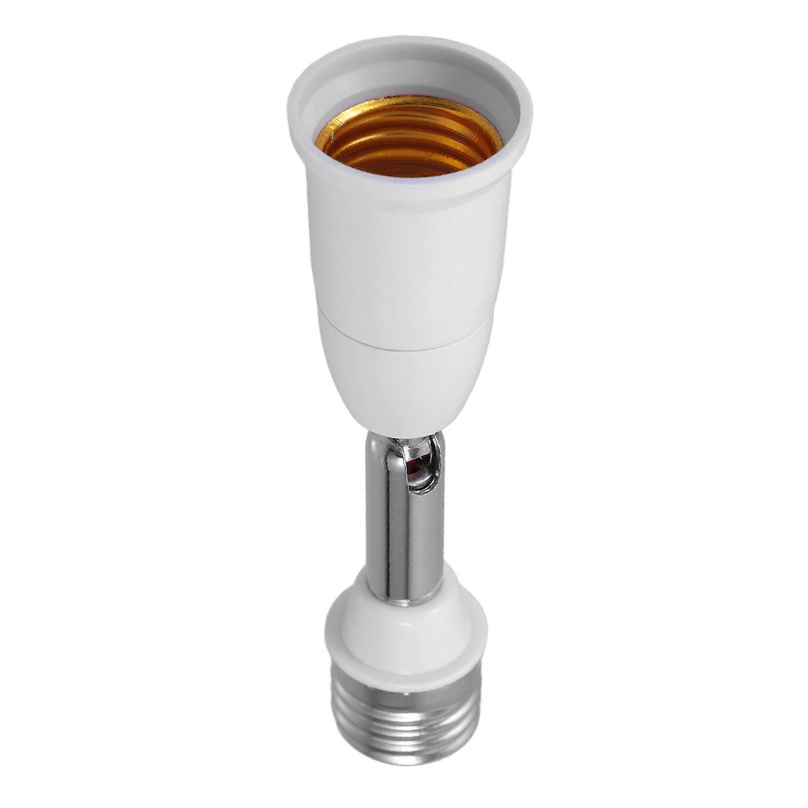 2pcs Light Bulb Socket Extender Bendable Light Socket Adapter Light Bulb Adapter(E27-E27)