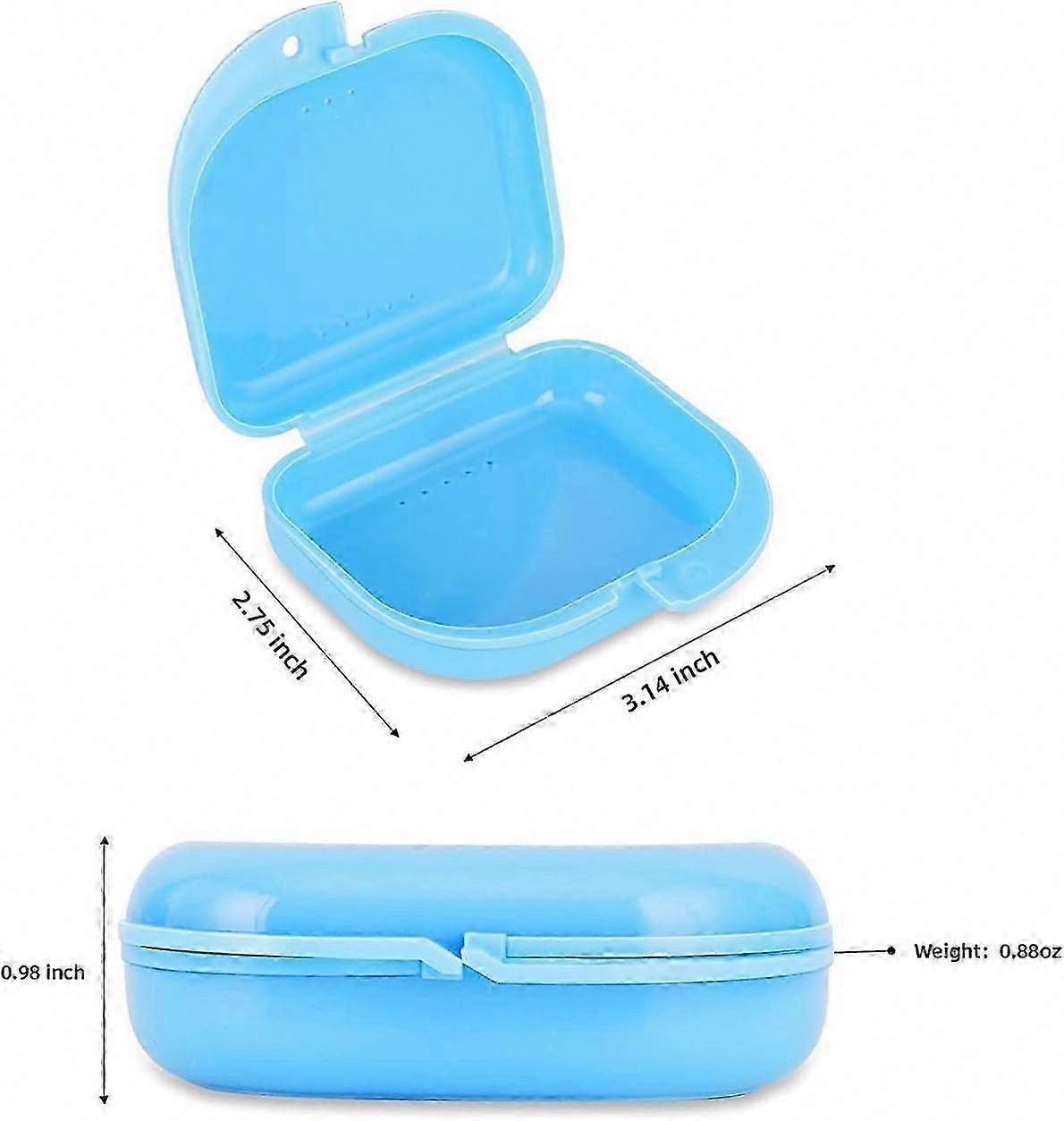 Protective Storage for Braces, Retainers & Dentures: 5 Pcs Orthodontic Prosthesis Boxes