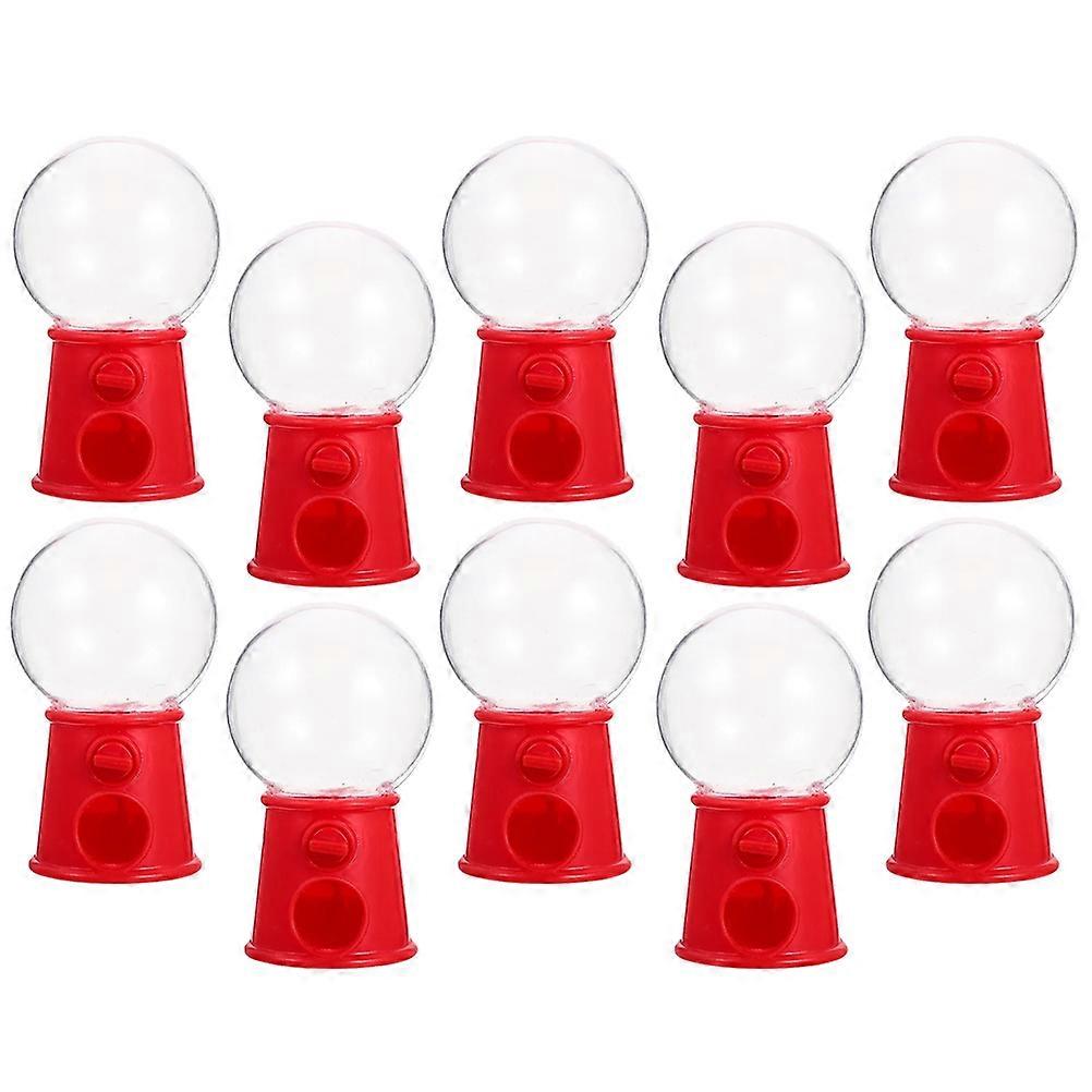 Candy Machine Mini Candy for Playing 10Pcs Red Plastic Item