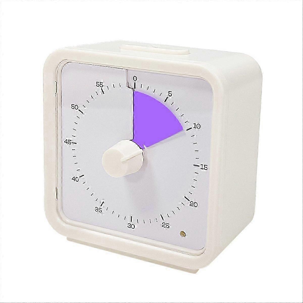 60-Minute Visual Timer for Kids, Time Management Tool Study Classroom Timer, Pomodoro Timer with Sil
