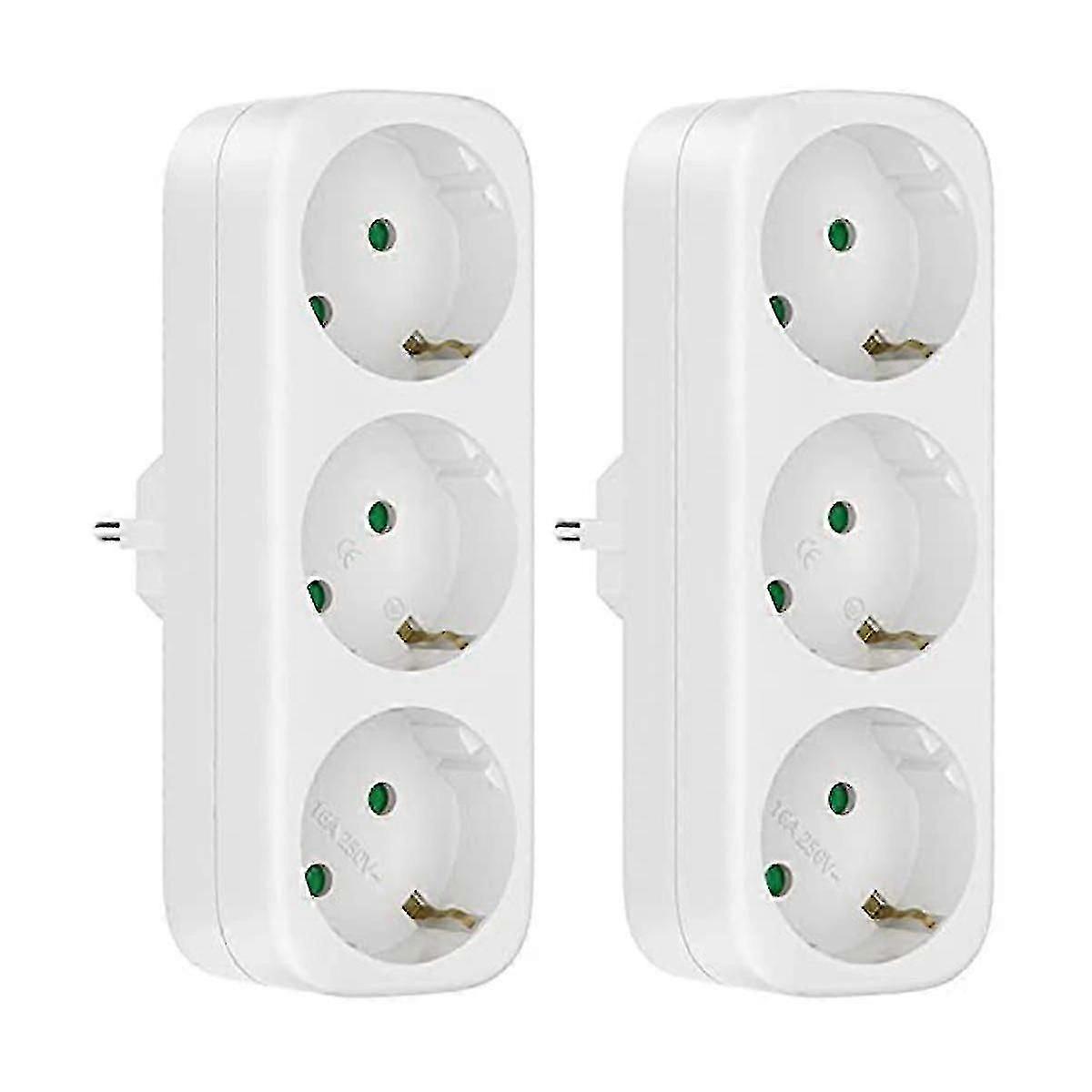 EU Plug Multi Socket Without Cable 250V/16A 3680W Portable Socket Adapter