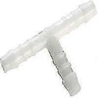 Coupling 6 Mm Hose, White/transparent10pcs