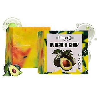 Hoygi Avocado-Badeseife, spendet der Haut sanft Feuchtigkeit, befeuchtet und reinigt die Poren, erfrischende und ölregulierende Badeseife