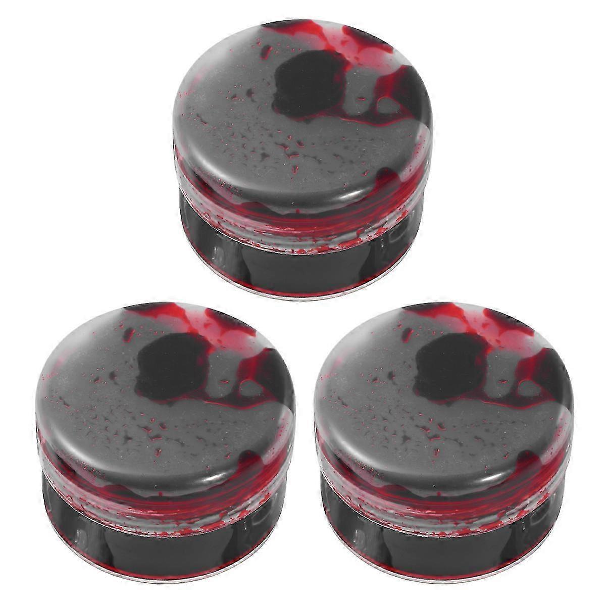 3Box Red Putty Realistic Wound Cut Plasma Effect Cosplay Makeup Kit