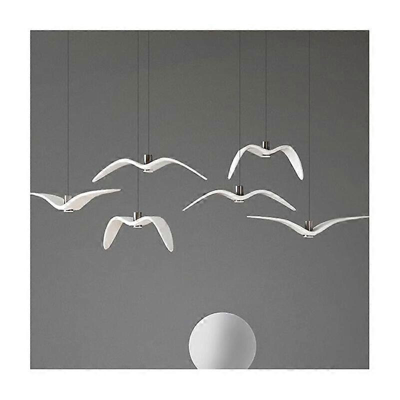 Chic Seagull Pendant LED Light Adjustable Height Three-Dimming Modern Interior