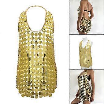 Bikini BH Body Chain Beliebte Aushöhlenmode für Halloween Hochzeit