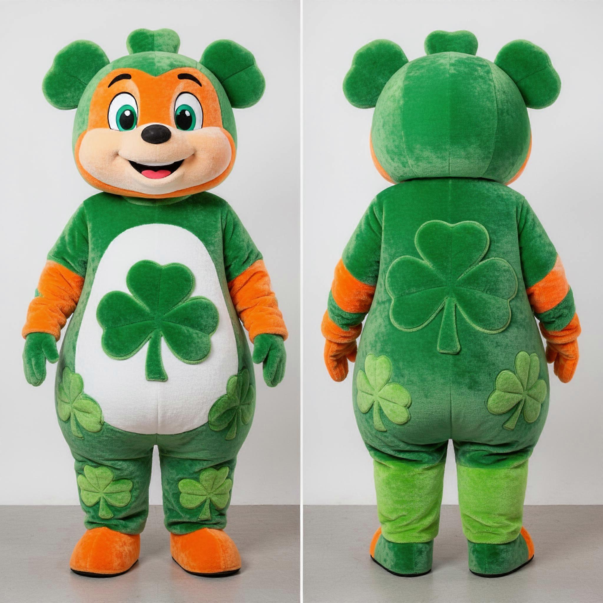 MASTICOT Green Tricolor Irish Flag Mascot