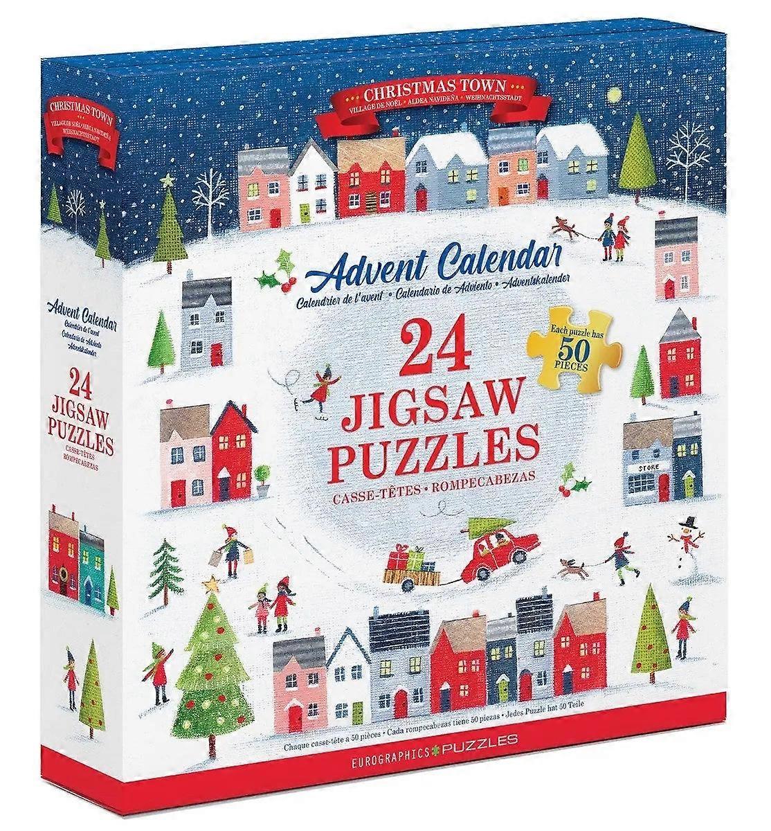 Christmas Town Advent Calendar 24 x 50 Pieces