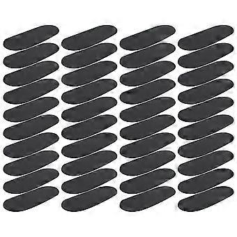 40 Pack Ceiling Fan Filters for Blades, Black Ceiling Fan Pads, Dust Catcher Activated Coconut Carbon Ceiling Fan Filter