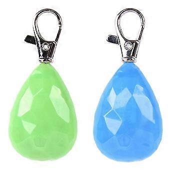 Rechargeable Dog Light Pet Hanging Pendant compatible with Safety with 2Pcs Blue Lights