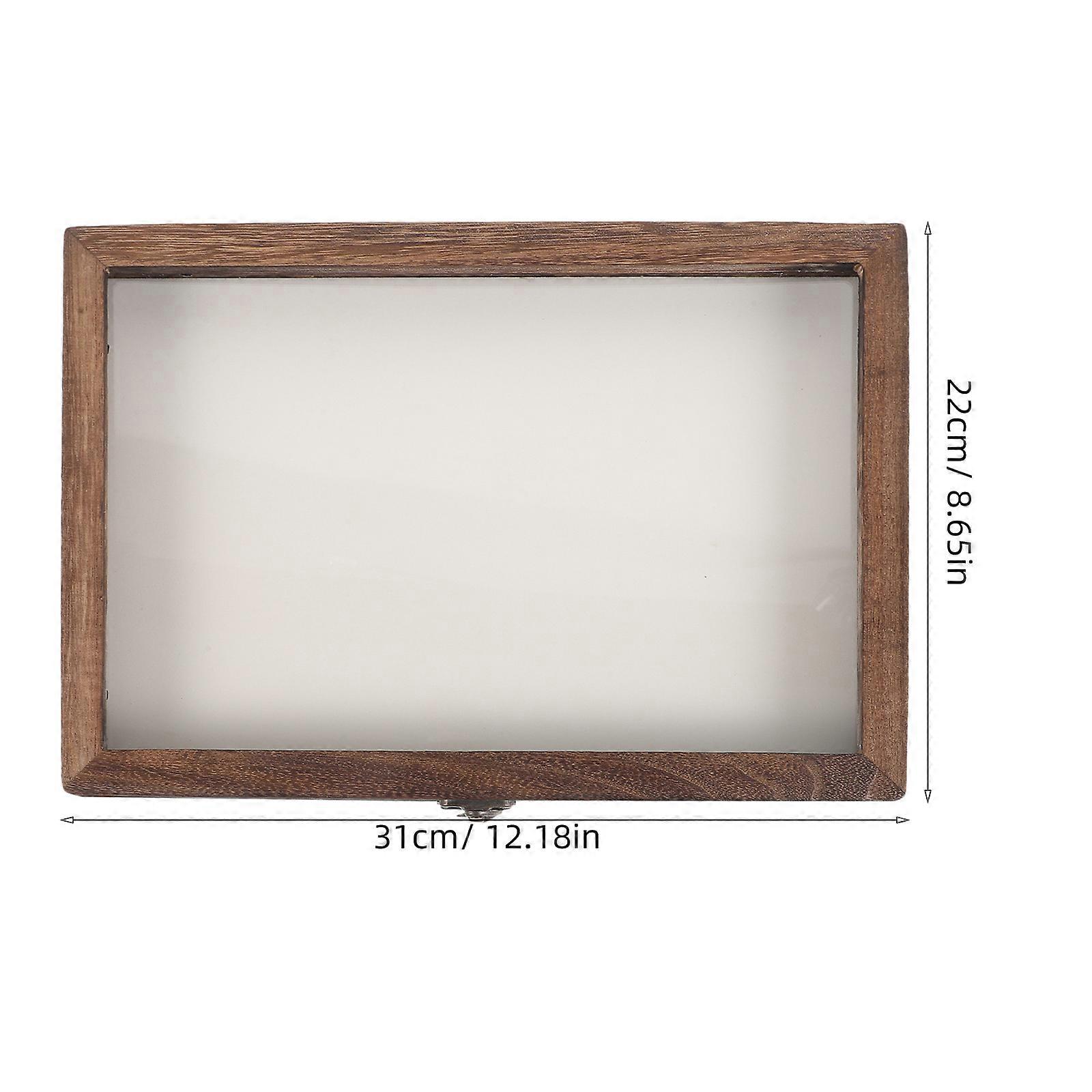 Specimen Display Box Wood Frame for Insect Collection 2Sets
