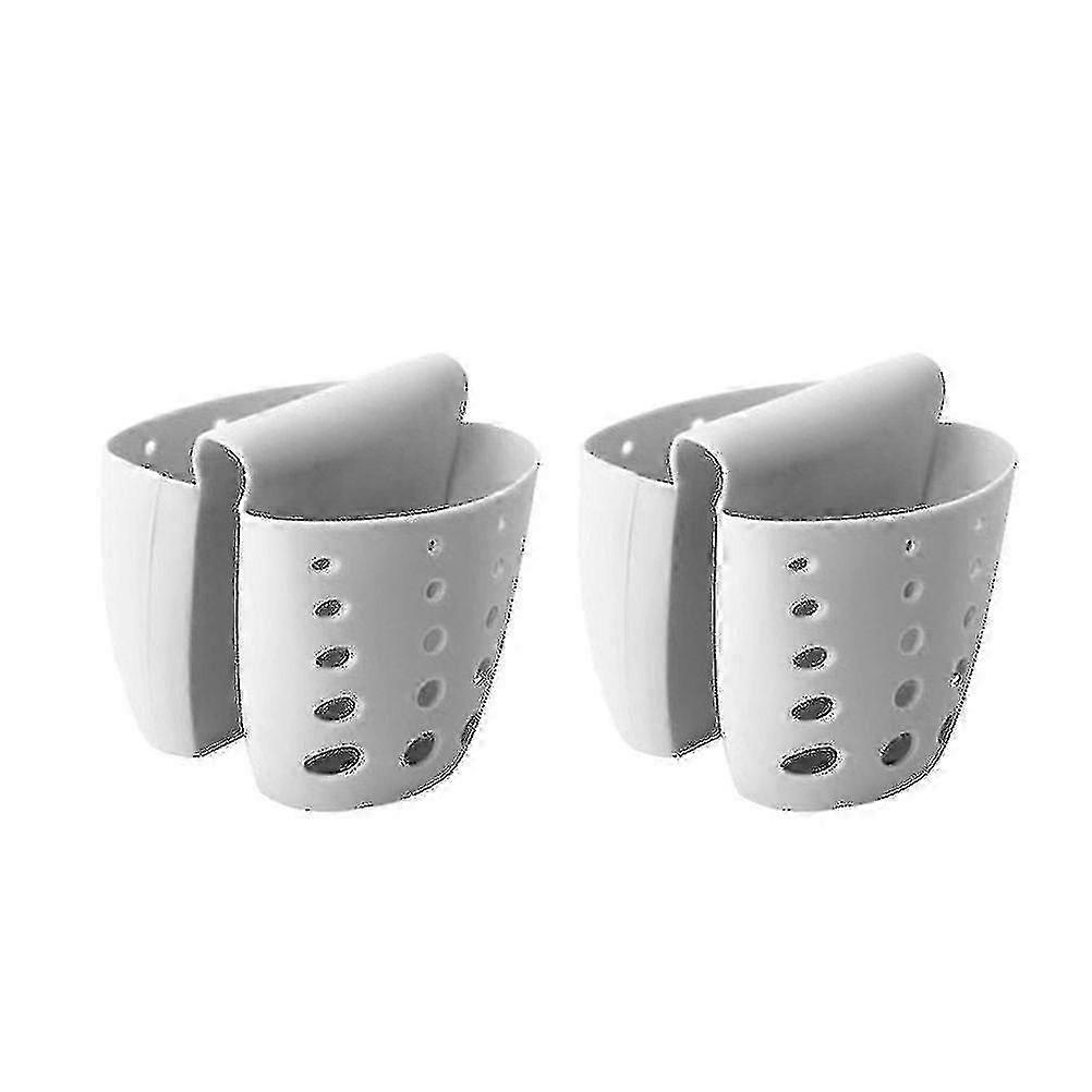 Grey PVC Sink Sponge Holder