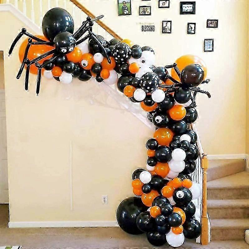 Black Purple Silver Halloween Balloon Kit