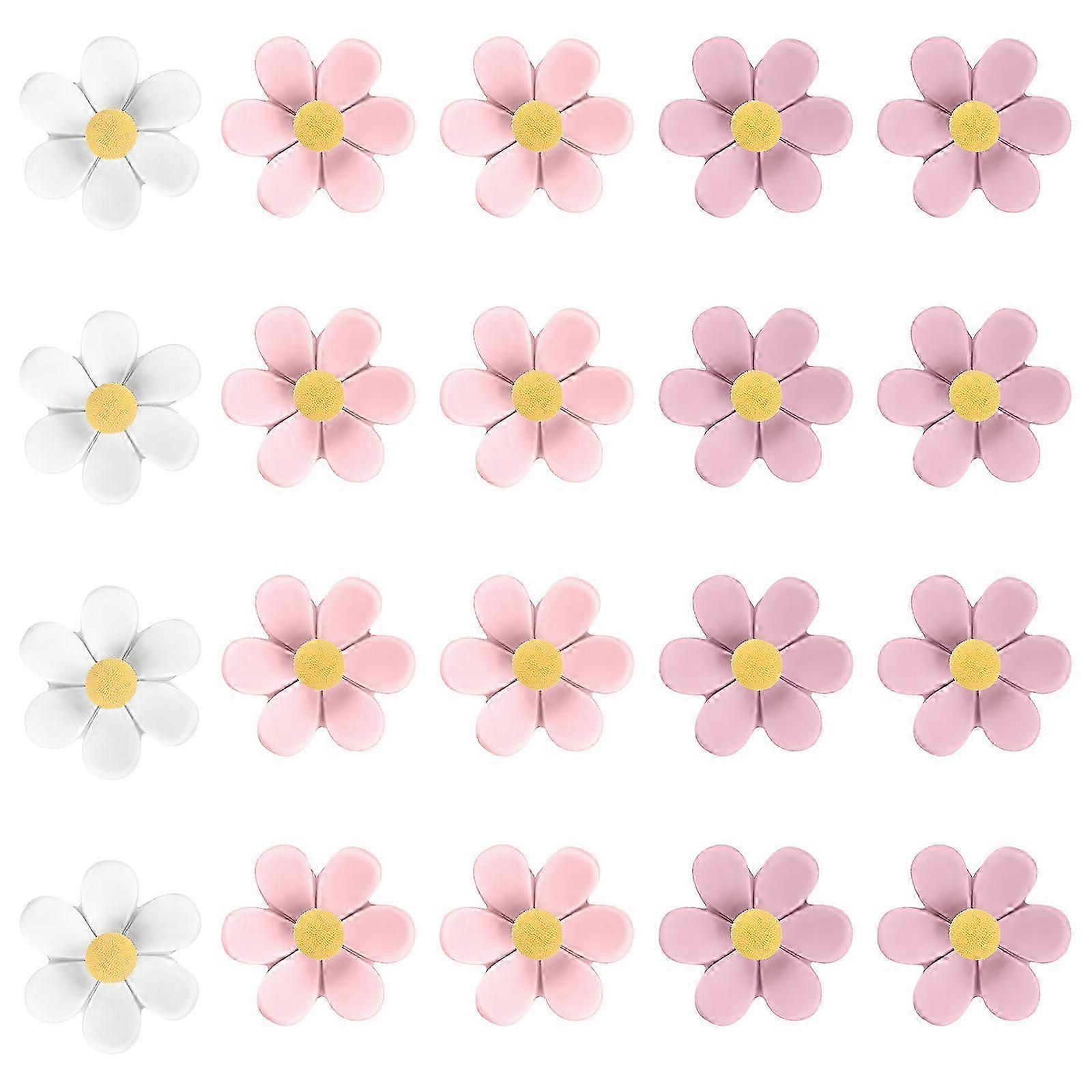 Resin Flower Push Pins Set