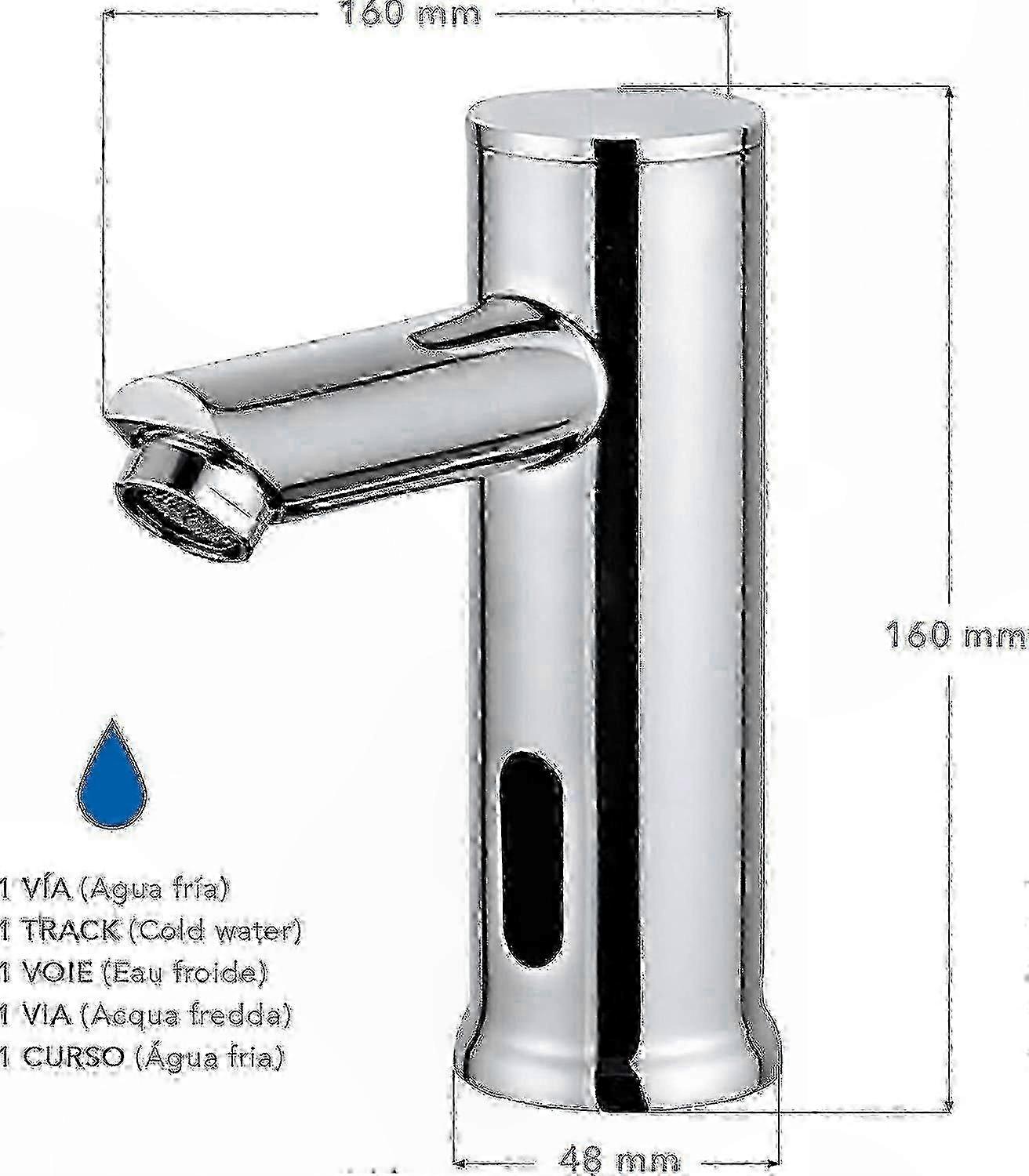 Electronic Automatic Cold Water Sensor Basin Faucet