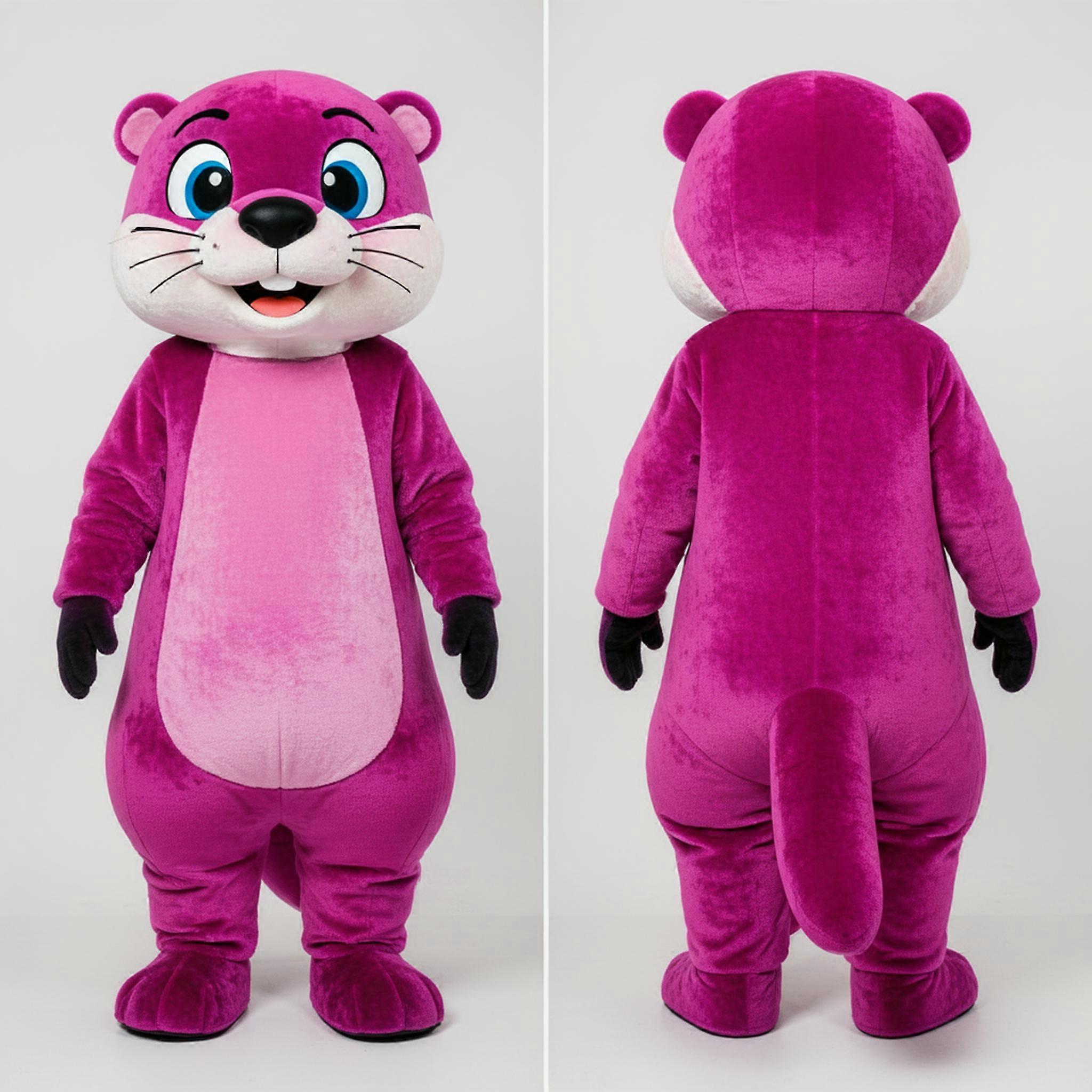 MASTICOT Magenta Playful Otter Mascot