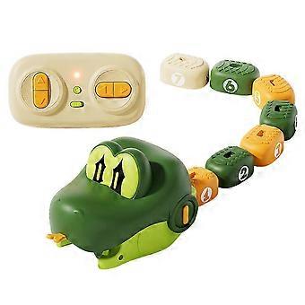Op afstand bestuurbare magnetische eetslang, interactieve STEM-robotslang, elektrisch RC-dierenspeelgoed, educatief bouwspel voor kinderen, verjaardagscadeau