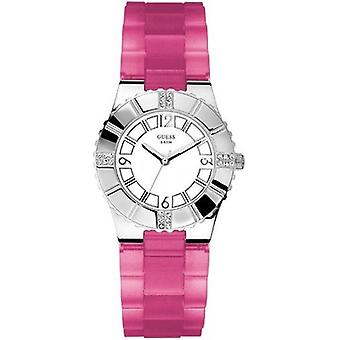 Guess watches ladies varis Quartz Analog Woman Watch with W95087L1 Rubber Bracelet