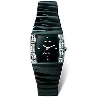 R. rado sintra neg s/jub e/neg Quartz Analog Woman Watch with Ceramic Bracelet R13617712