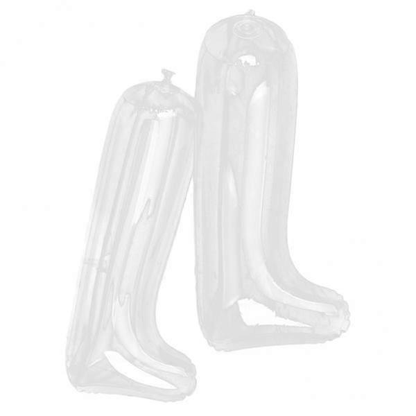 24x Inflatable Boot Tree Inserts Support Stand Holder Clear 30cm