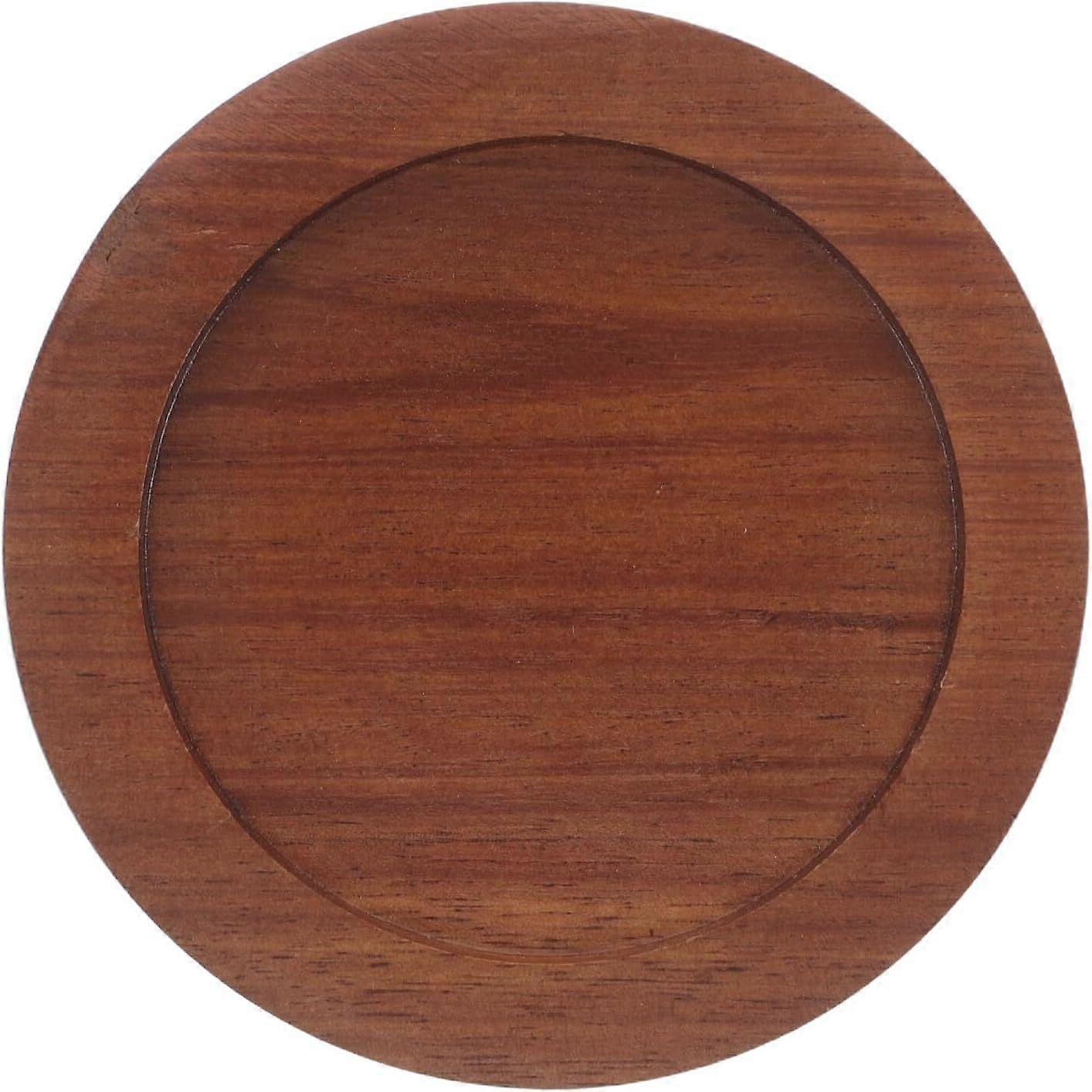 Pepper Grinder Holder Tray Acacia Round Mill Base