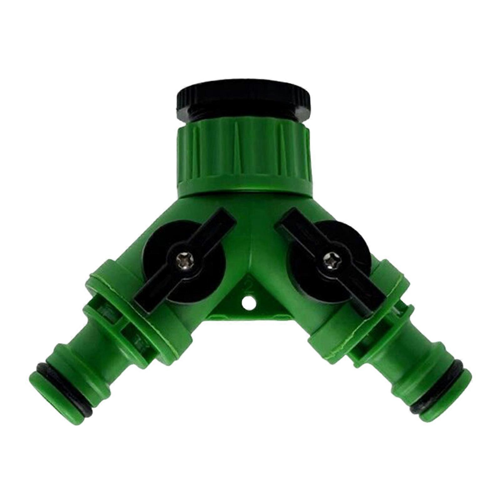PP Plastic Dual Hose Outlet Valve
