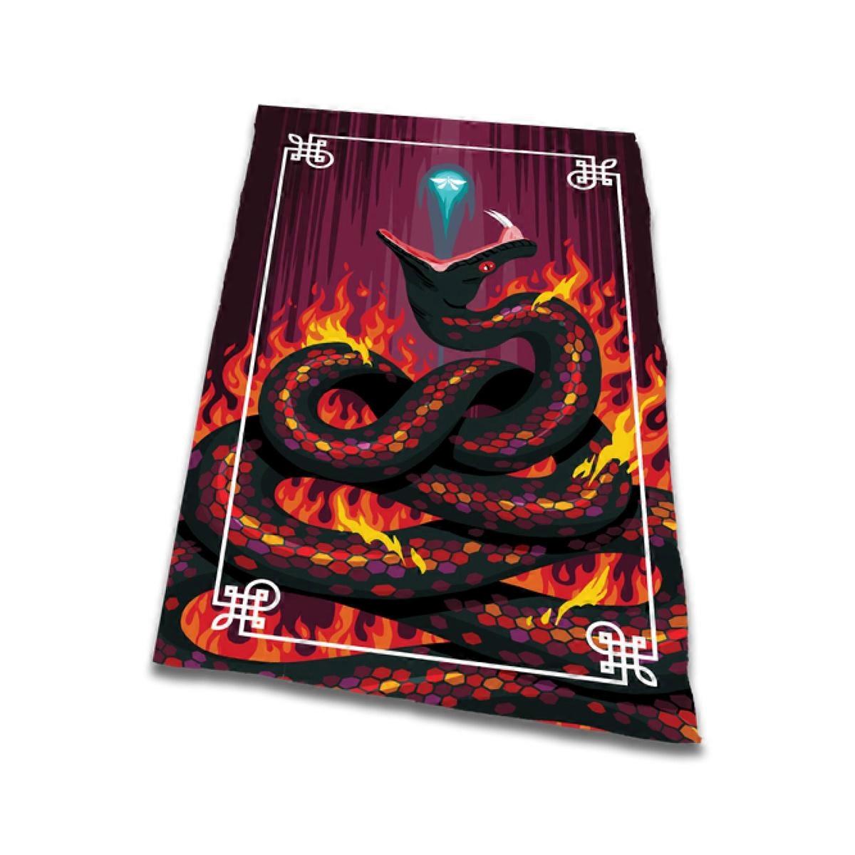 Fablemaker's Deck of Many Things Reading Mat Flames Playing Mat Accessory
