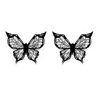 Lightweight Eyeliner Applicator Aid & Mini Butterflys Stencil for Women and Girls