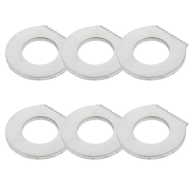 2.7X2.7cm Argento Tergivetri 6pcs Sopravvivenza All'aperto Accendifuoco In Acciaio Inox Selci Raschietti Per C