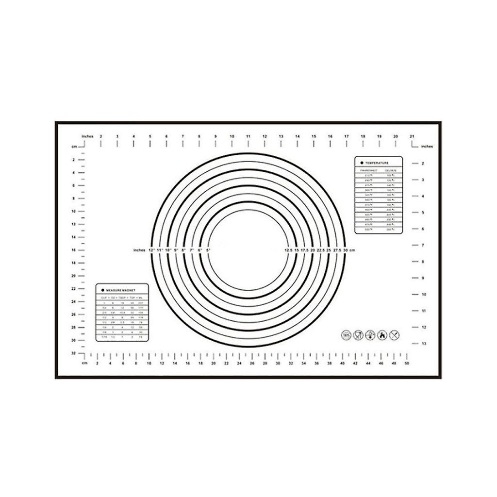 Silicone Pastry Baking Large Fondant Dough Mats Counter Kneading Mat Non-Stick