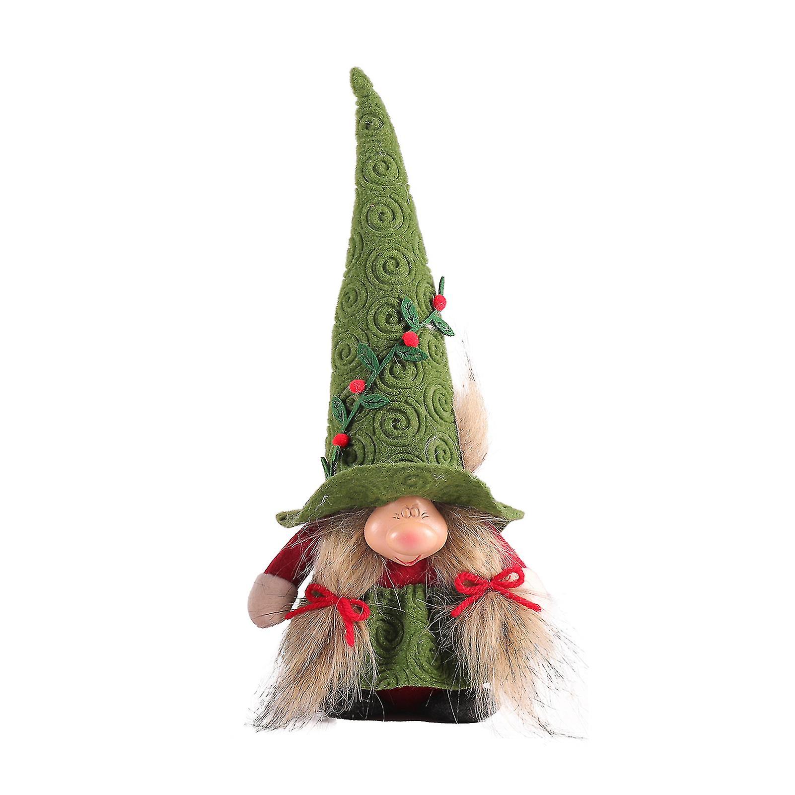 Christmas Cartoon Doll Handcrafted Durable For Bookcase Dining Table