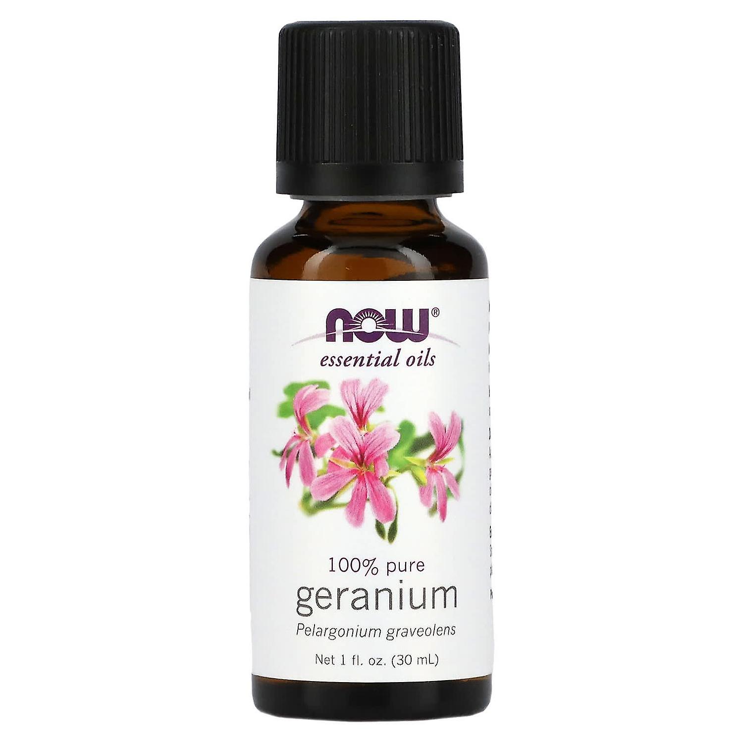 NOW Foods, Essential Oils, Geranium, 1 fl oz (30 ml)