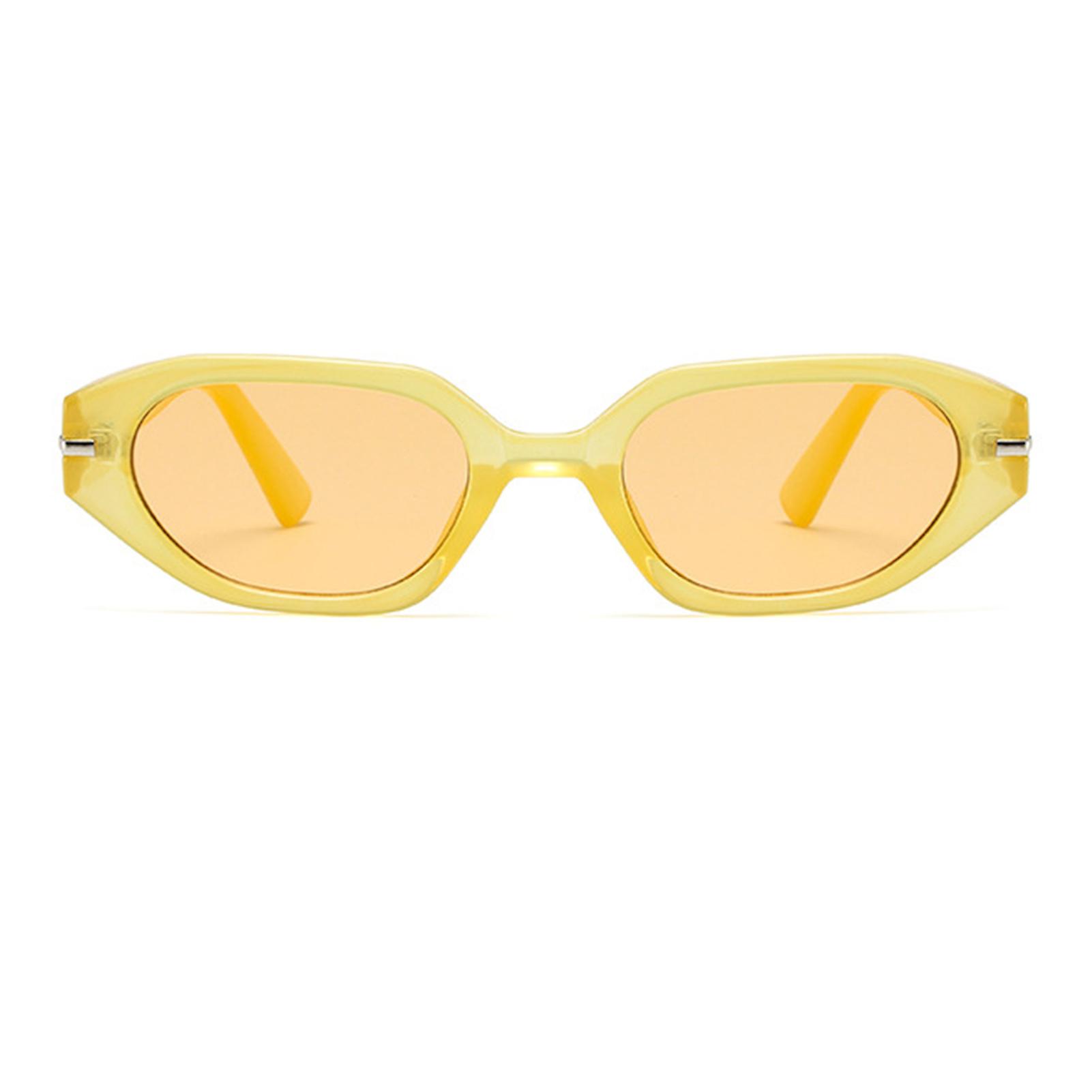 Vintage Small Frame Sunglasses Uv Protection Anti Glare Durable Material For Sports And Outdoor Activities