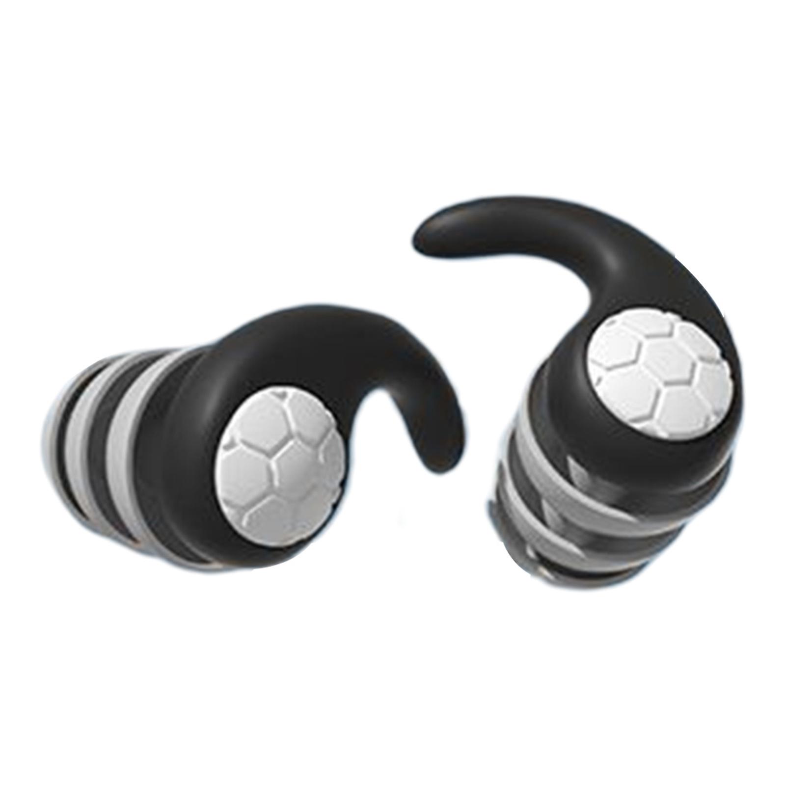 Three-Layer Swim Waterproof Earplugs Reusable Soft Silicone Anti-Noise Ear Plugs for Sleeping Traveling