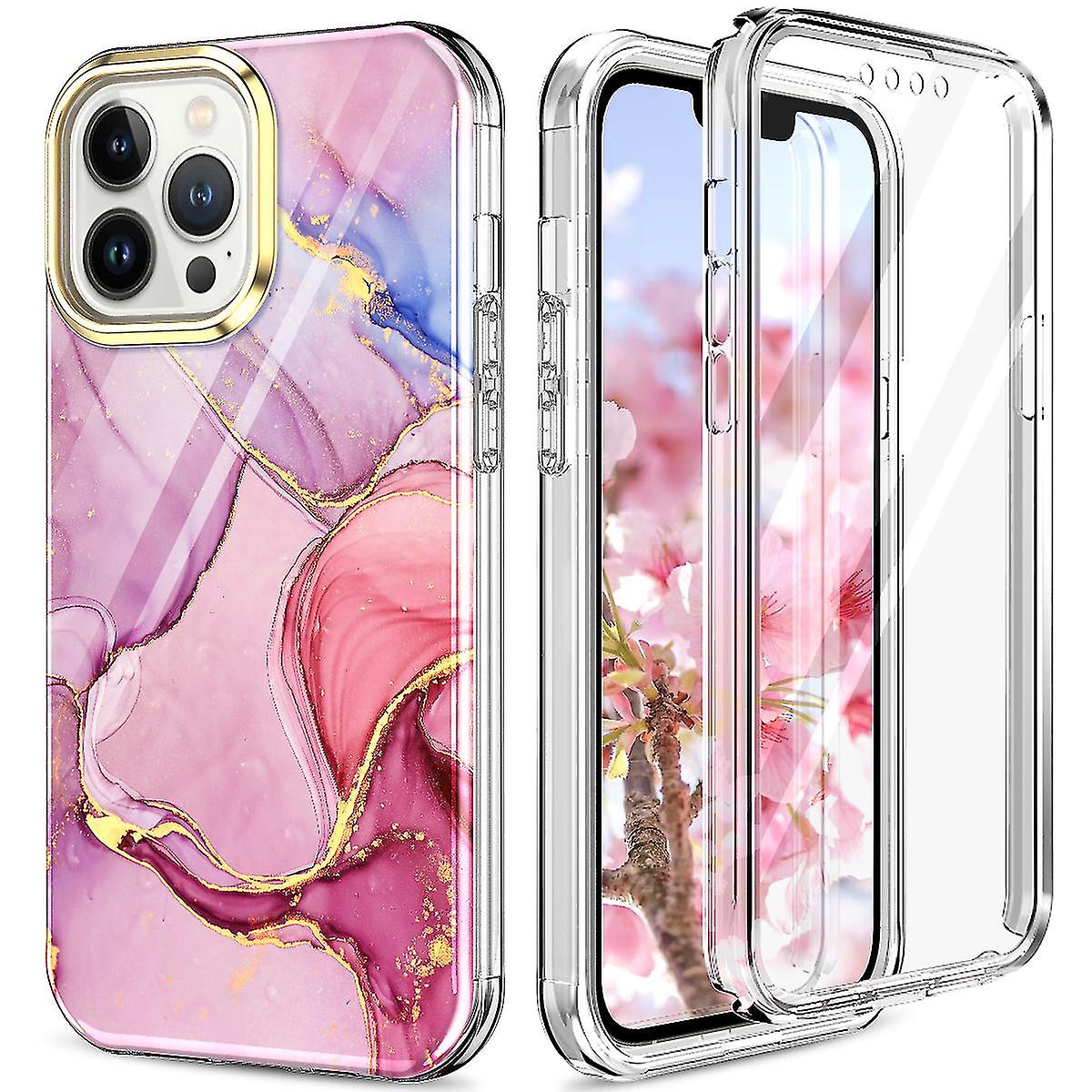 Magic Color Case For Iphone 13 Pro, Including Screen Protector, Support Wireless Charging, Fall Protection